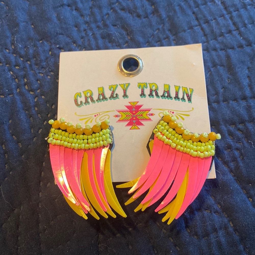 Crazy Train Earrings
